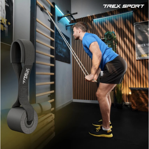 Резинка для фитнеса  Trex Sport TX-004PB 4в1 2-41 кг - фото №9